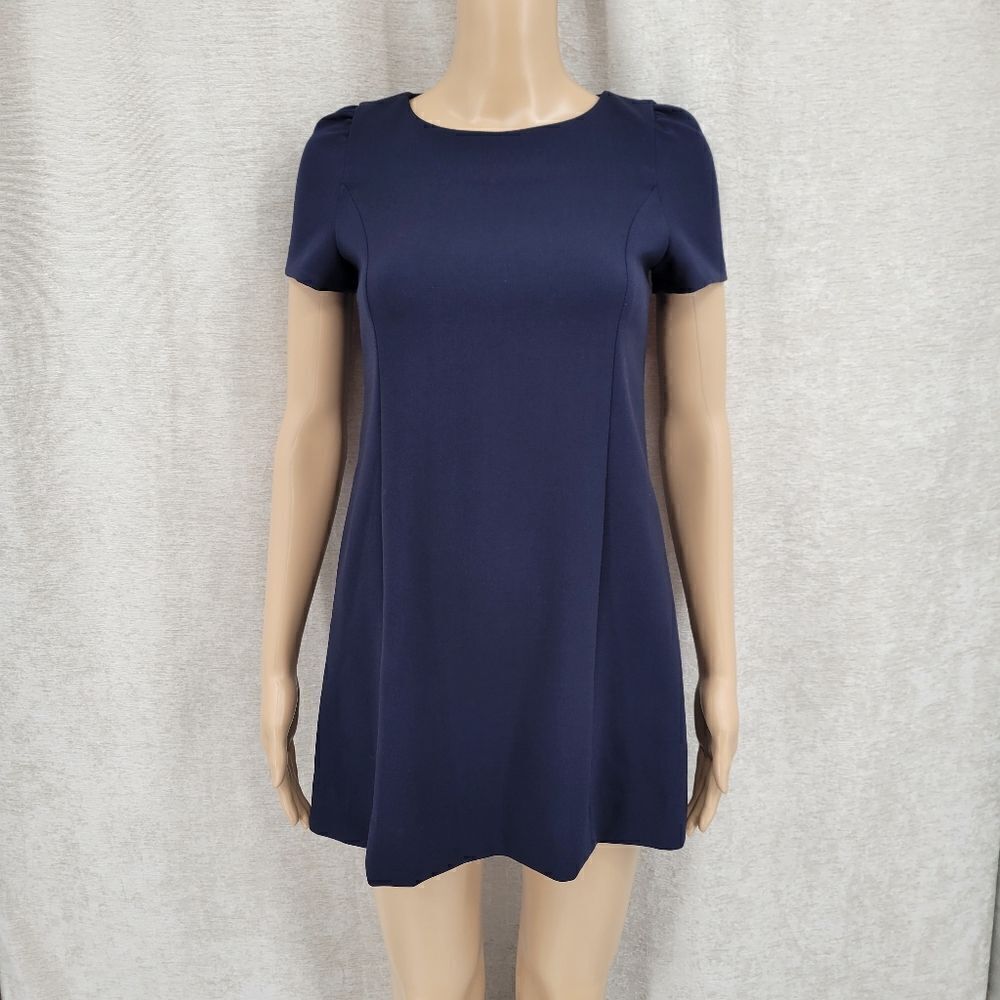 Zara Trafaluc Navy Blue Mini Dress Women's Size XS